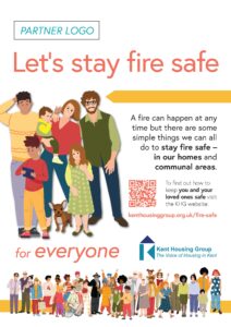 Poster for fire safety campaign